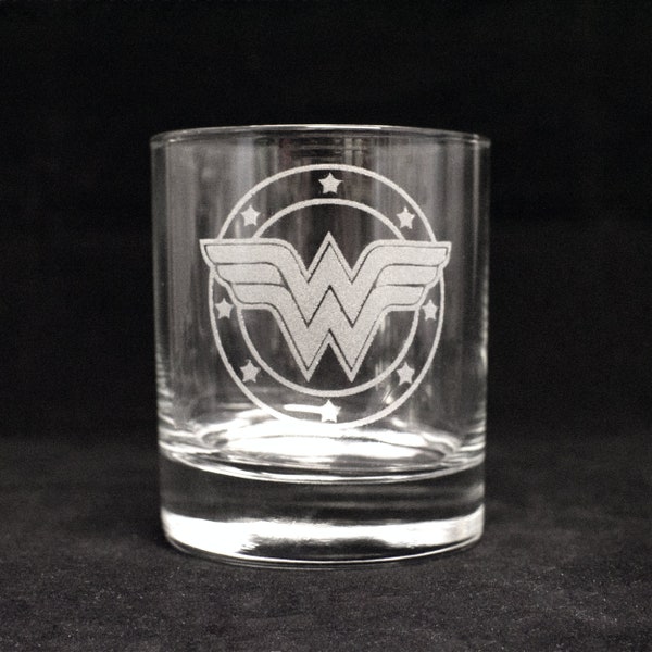 Wonder Woman | Water | Wine | Whisky | Beer | Gift | Laser Engraved