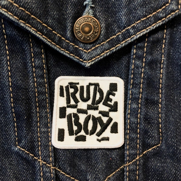 Rude Boy Ska Iron on Patch