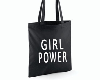 Girl Power Feminist Tote Bag Feminism