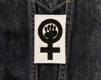 Feminist Iron on Patch