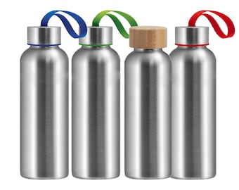 Bouteille d'eau en acier inoxydable 50 cl | Cadeau | Gravure laser