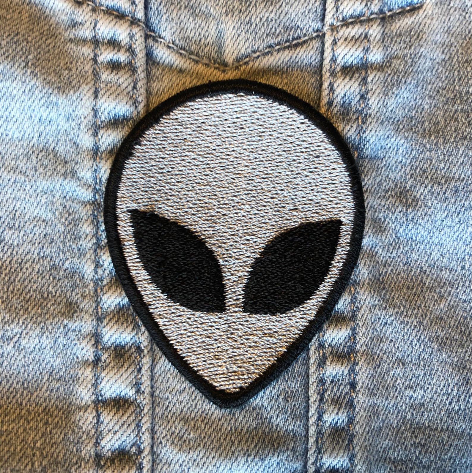 Alien Iron on Patch - Etsy