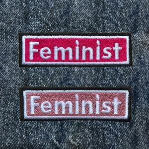 Feminist Iron on Patch