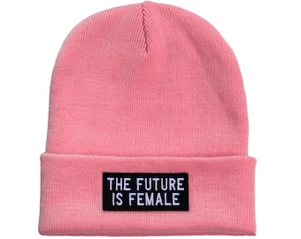 Feminist Beanie Pink | Etsy Australia