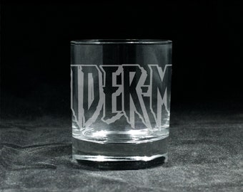 Spider-Man Glass | Marvel | Water | Wine | Whisky | Beer | Gift | Laser Engraved