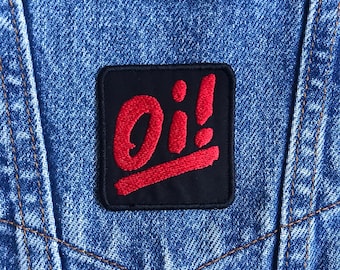 Oi! Iron on Patch