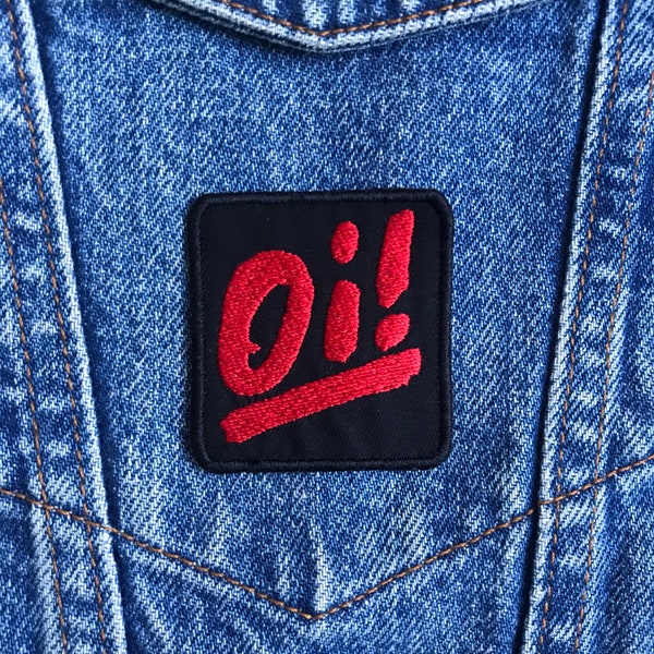 Oi! Iron on Patch