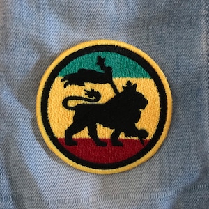 Reggae Rastafari Iron on Patch