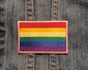 Rainbow Flag Gay Pride Iron on Patch