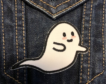 Ghost Kawaii Iron on Patch