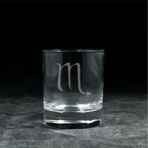 Scorpio Glass | Water | Wine | Whisky | Beer | Gift | Laser Engraved