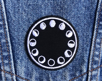 Moon Phases Iron on Patch