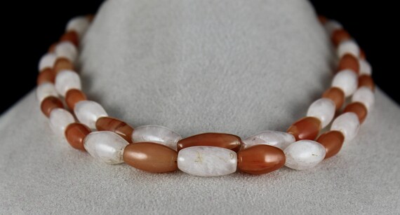 Handmade Natural Semi Precious Quartz Beads 2 Lin… - image 4