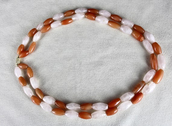 Handmade Natural Semi Precious Quartz Beads 2 Lin… - image 6