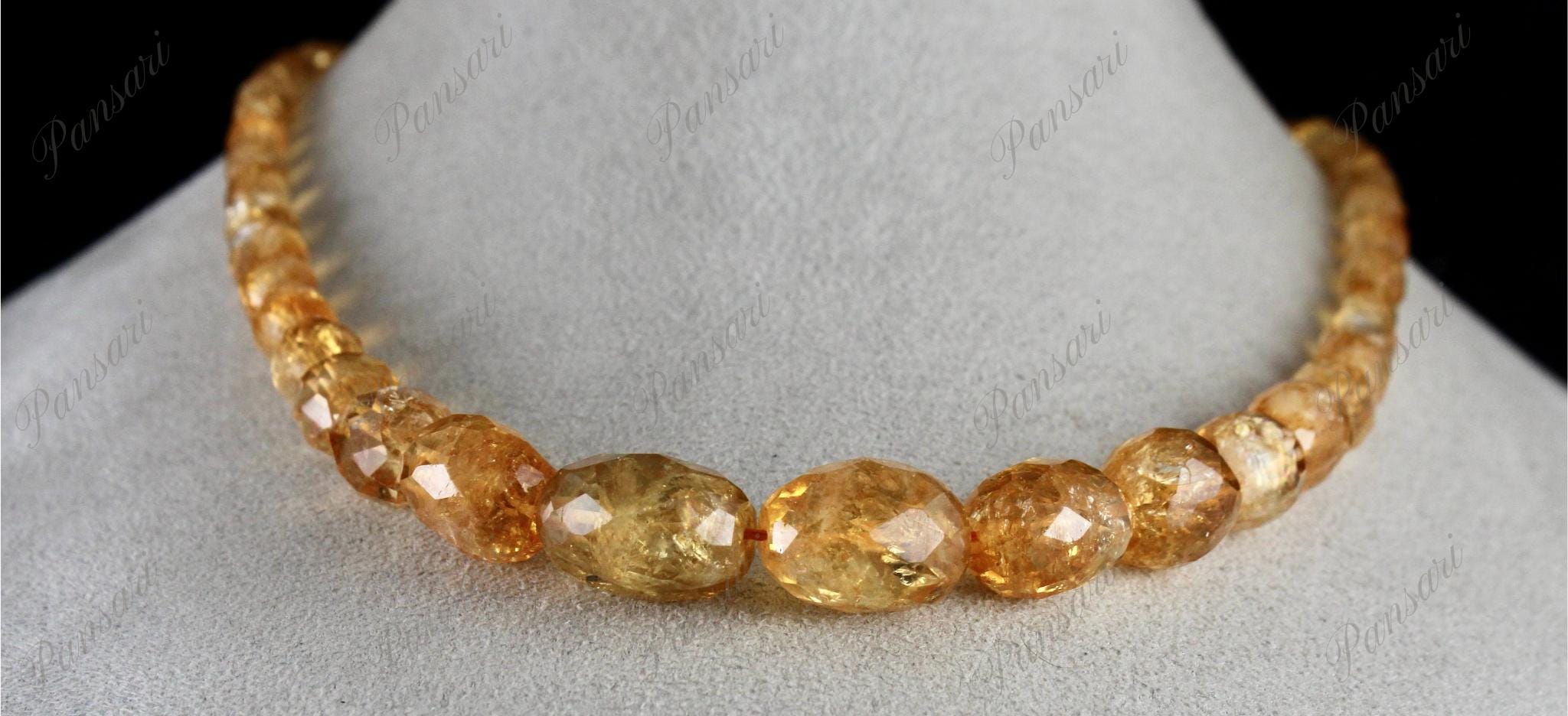 Perles éclatées en citrine naturelle lisses non coupées, 4 à 7 mm, rang de 36 po., bijoux en citrine, SKU086 - France