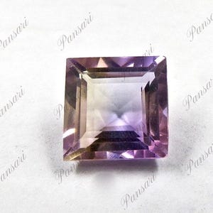 15.20 Carats Natural Ametrine Square Gemstones for Ring