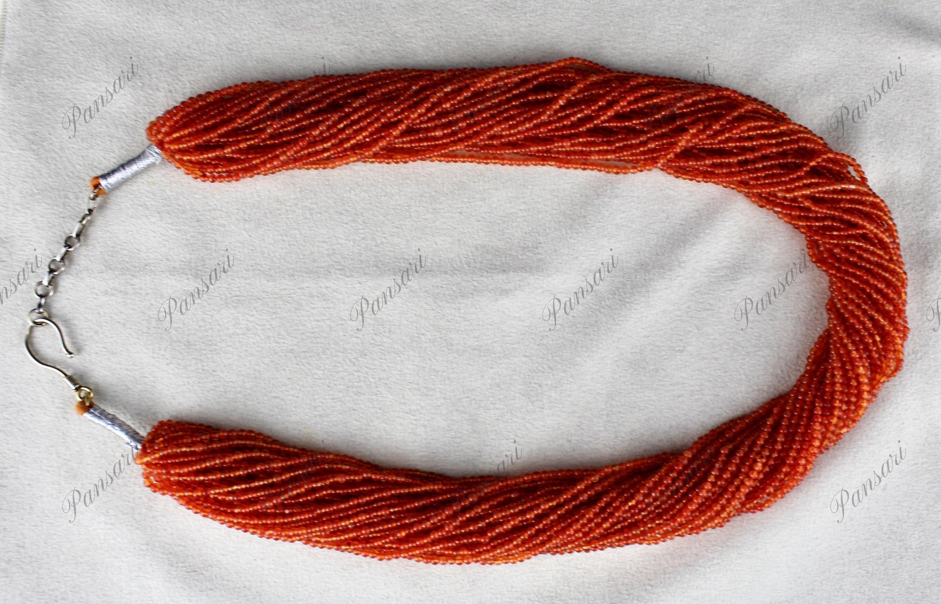 COLLANA LUNGA IN CORNIOLA NATURALE - Gioielli - Collane - Di Le Gio - Foto 5