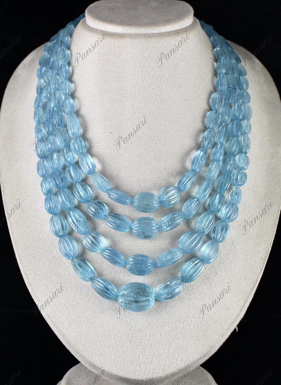 Turquoise Natural Blue Fashion Necklaces & Pendants Natural 8mm Blue Tuiquoise Round Gemstone Beads Pendant Necklace 18" AAA Turquoise Gemstone Natural Beaded Fine Necklaces & Pendants