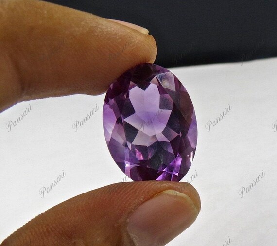 アメジスト オーバルカット 29.85ct ルースジェムストーン