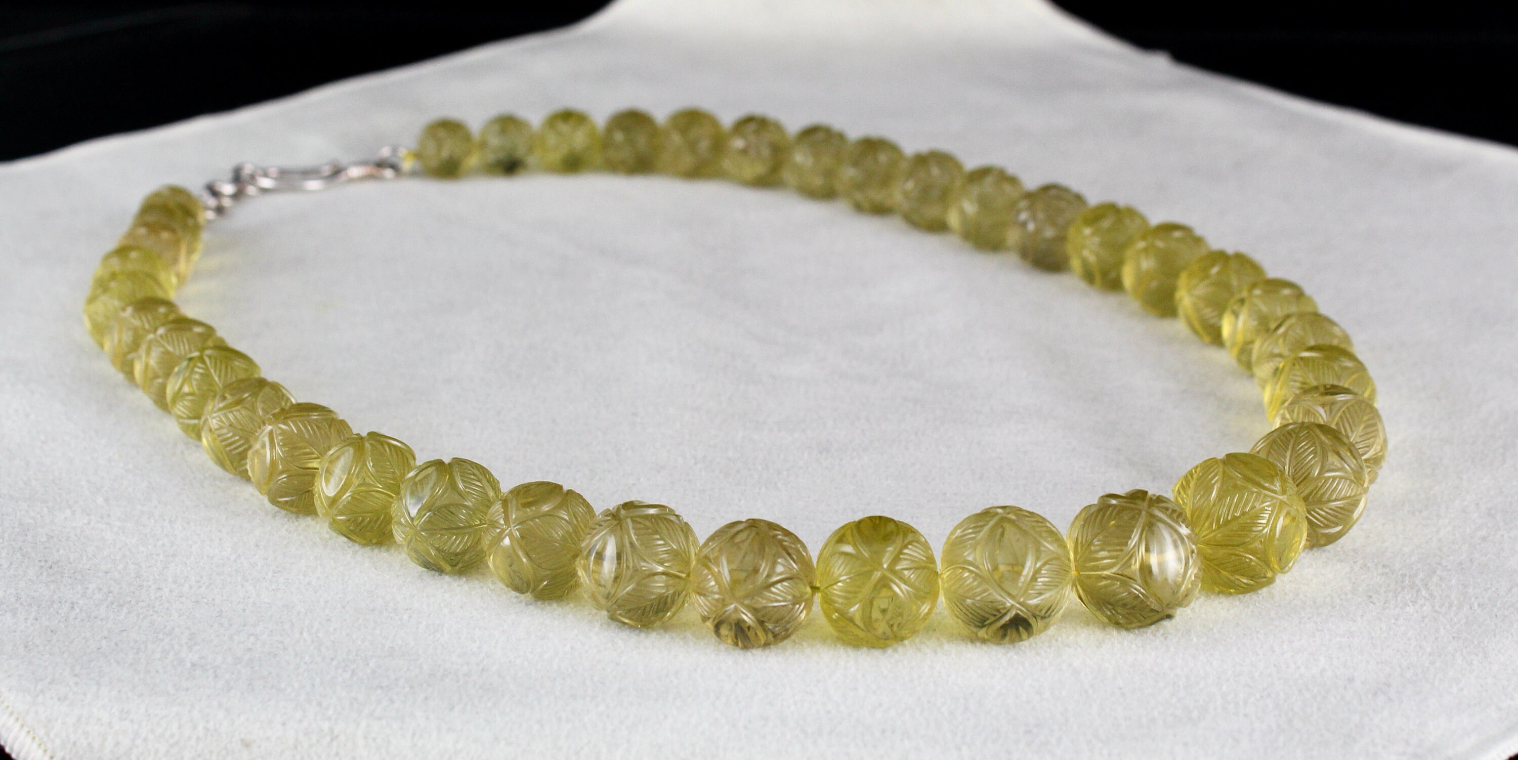 Unique Natural Lemon QUARTZ Beads Carved Round 1 Line 674 Etsy UK