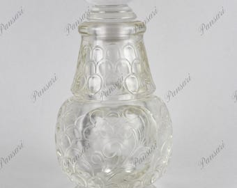 Rock Crystal Quartz Carved Perfume Bottle – 2070 Ct Handmade Home Decor