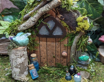 Fairy Door, Gnome Door, Fairy Garden Accessory, Fairy Garden Kit, Terrarium Kit, Wooden Fairy Door, Fairy Tree Door, Miniature Garden Door