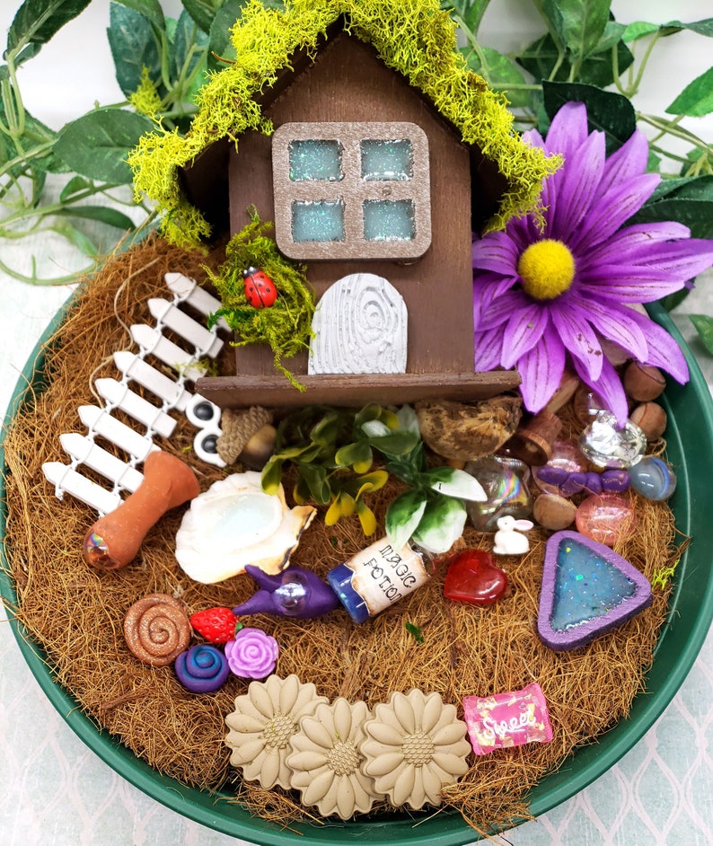 Fairy House Kit Fairy Garden Kit Fairy Garden Accessories Etsy