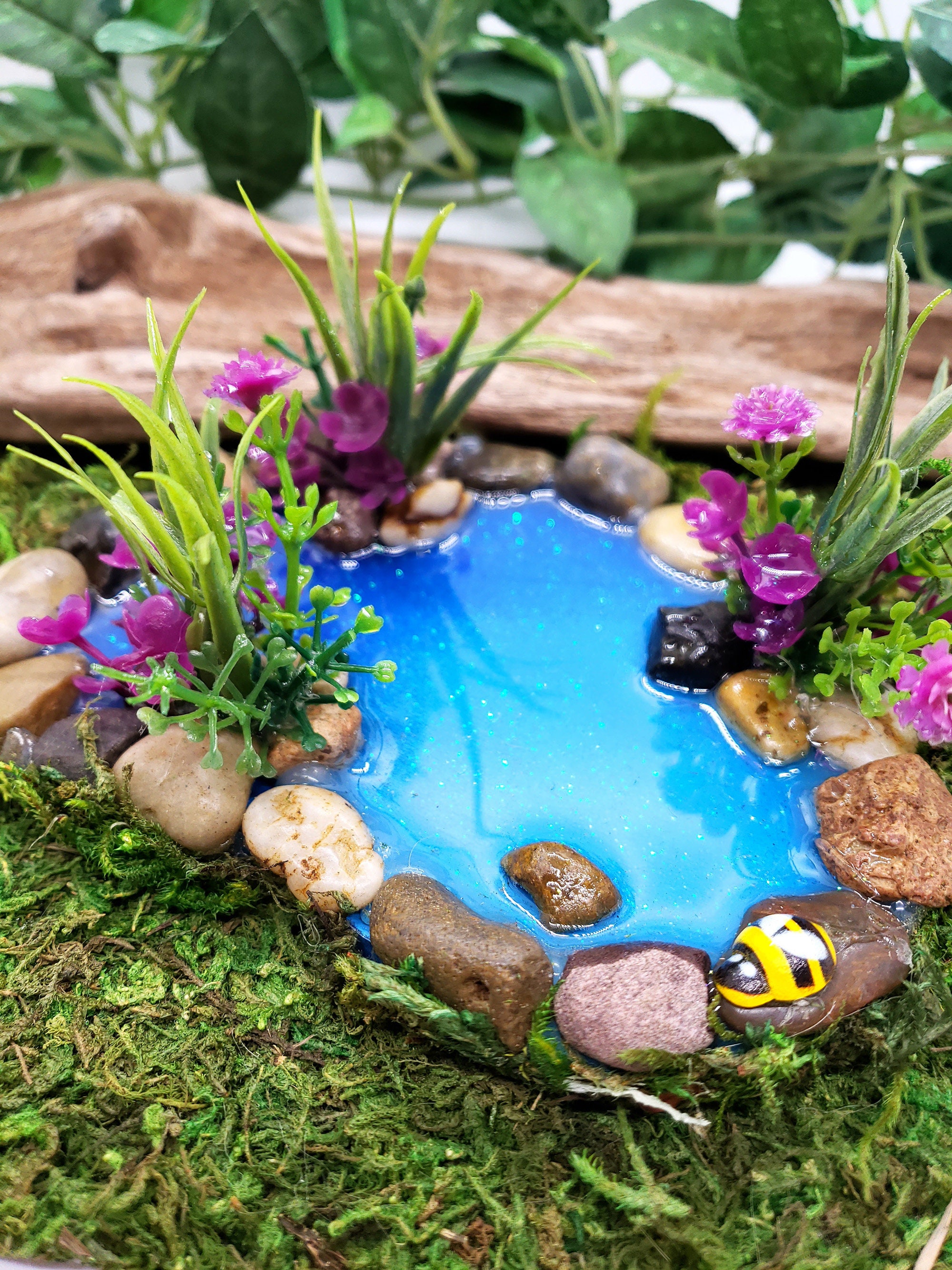 Fairy Garden Pond Miniature Pond Fairy Garden Accessory Etsy UK