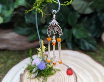 Fairy Garden Windchime, Garden Windchime, Fairy Windchime, OOAK Fairy Windchime, Fairy Garden Decoration, Fairy Garden Accessory