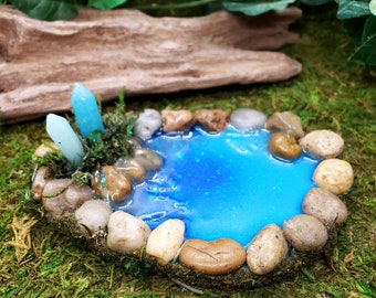 Fairy Garden Pond, Miniature Pond, Fairy Garden Accessory, Miniature Garden Pond,Fairy Garden Bog, Miniature Garden Accessory, Fairy Garden