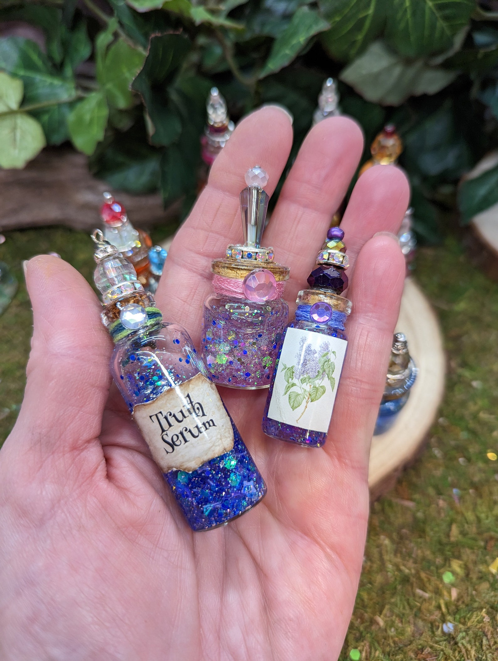 Miniature Fairy Potion Bottles: Magic Kit, Whimsical Decor - Etsy