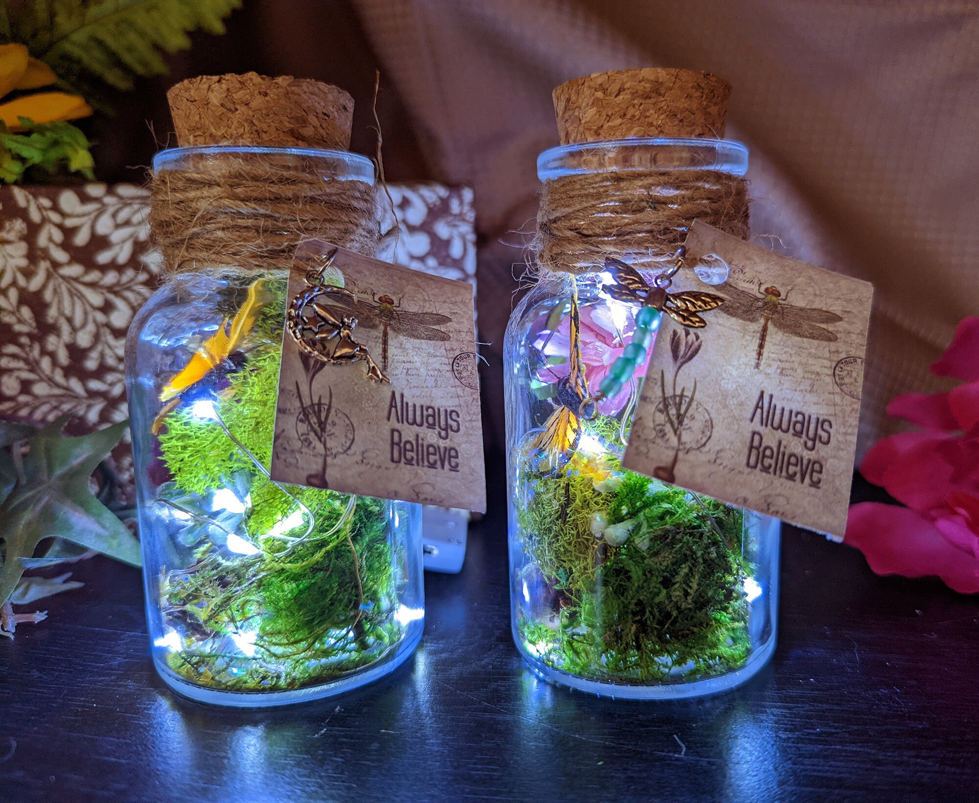 Flower Butterfly Fairy Light Fairy Night Light Fairy Lights Etsy UK