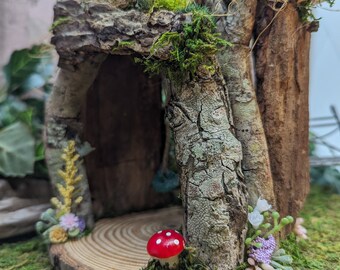 Touch Of Nature Wood Barn MI 85134 – Miniature Fairy Garden Farm House, Wood