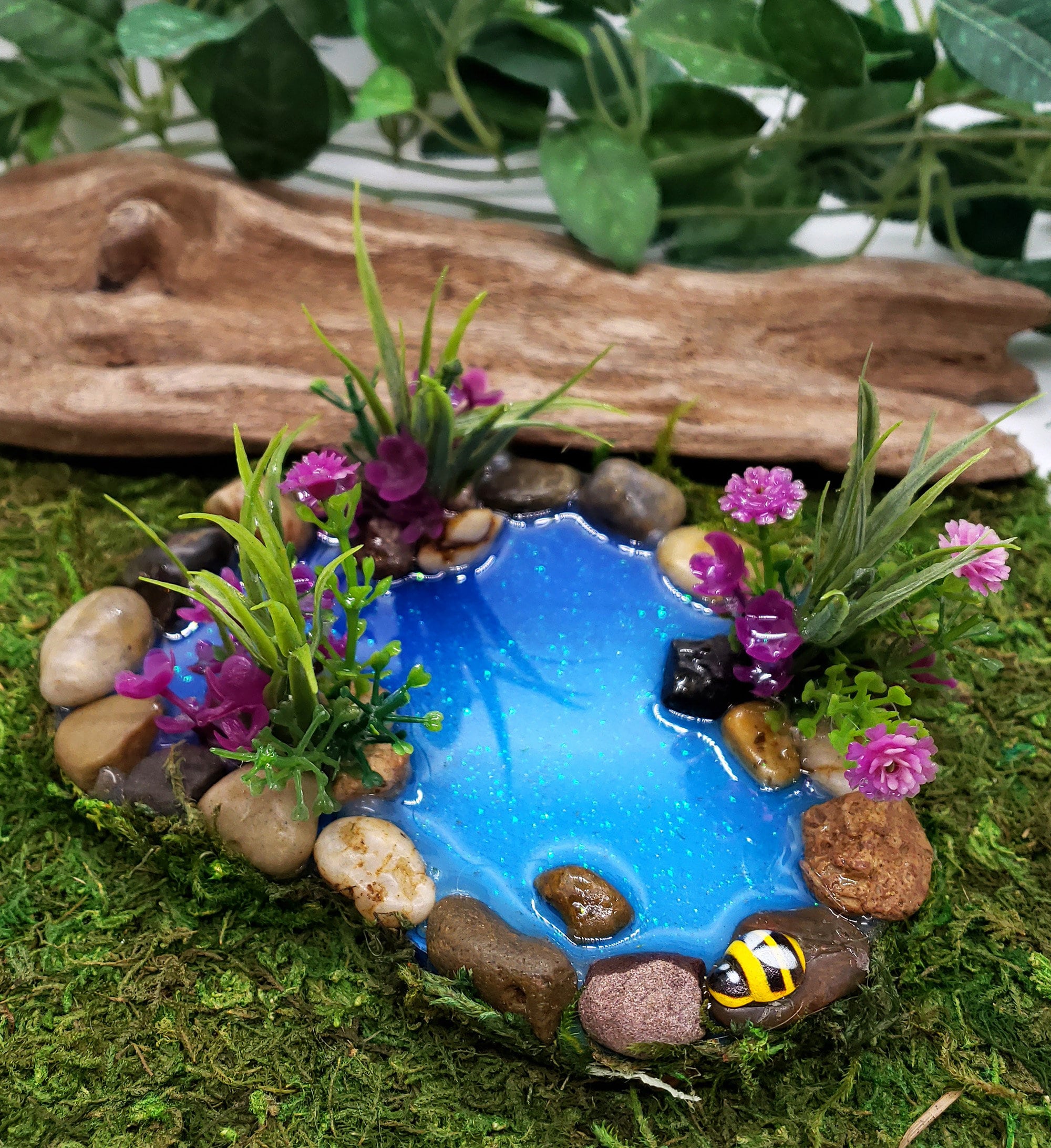 Sea Shell Pond, Fairy Garden Pond, Fairy Accessory, Fairy