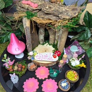 DIY Fairy House Garden Kit, Make Your Own Fairy House Garden Kit, Miniature Garden Items for Fairy Garden or Diorama Setting