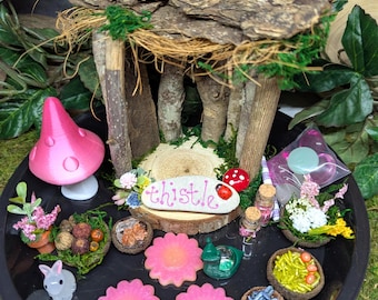 DIY Fairy Garden House Kit: Miniature OOAK Landscape