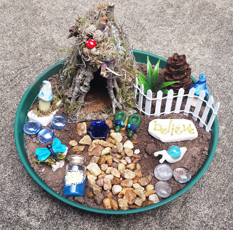 Fairy House Kit Fairy Garden Kit Fairy Garden Accessories Etsy