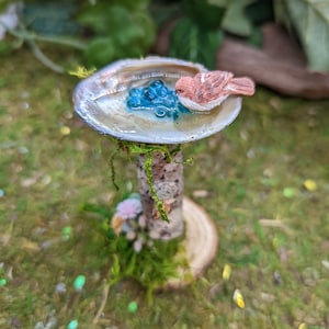 Fairy Garden Birdbath, Fairy Garden Accessories, Miniature Garden Birdbath, Fairy Garden Bath, Miniature Birdbath, Terrarium Accessories