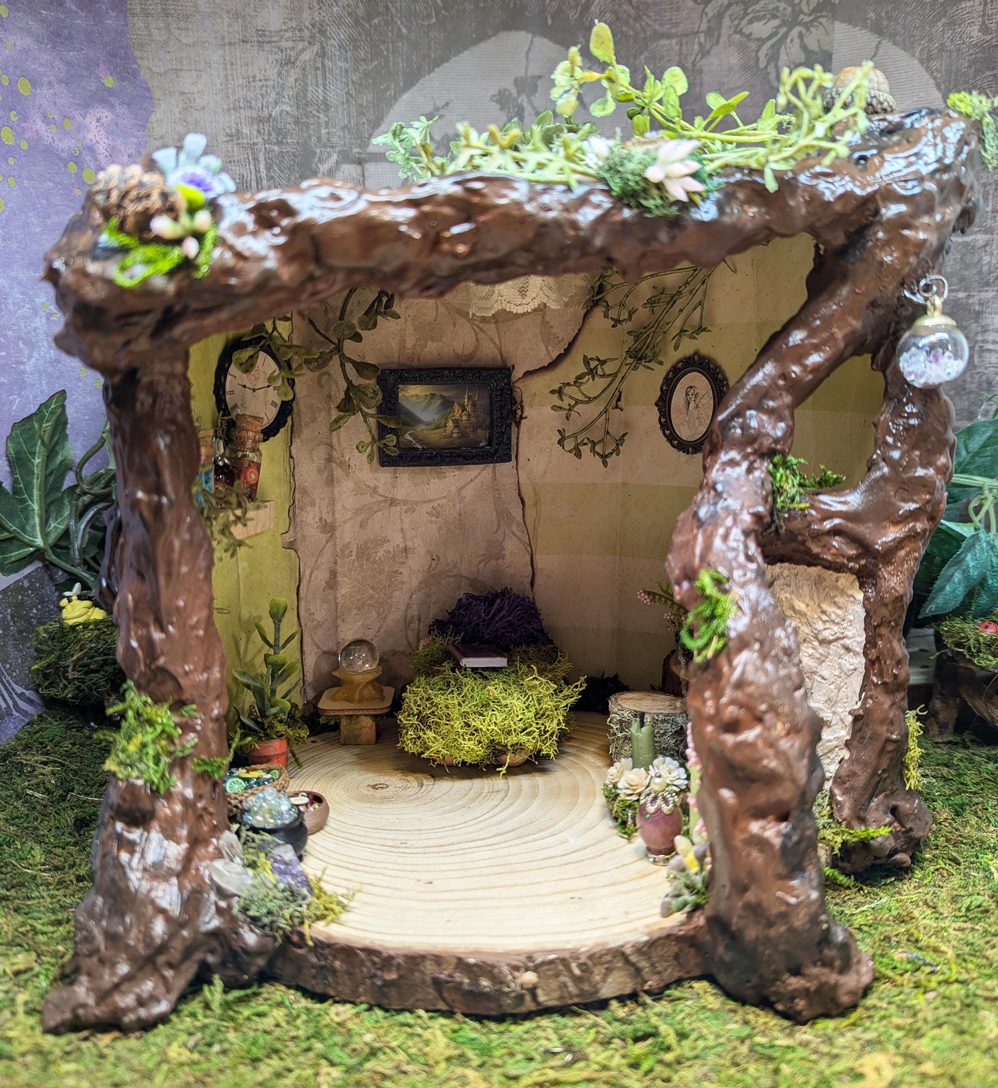 【新品未開封✨】T×T 2021 HOUSE FAIRY Amazon.com : Exhart Fairy Garden Sculpture, Solar Tree Trunk