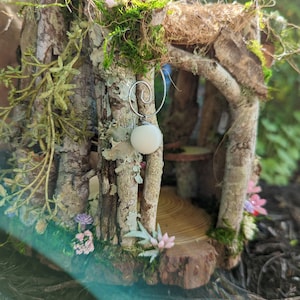 Fairy Garden House with Lantern, Fairy House, Outdoor Fairy House, Gnome House, Terrarium Kit, Miniature Fairy House, Fairy Garden Home