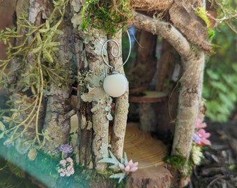 Fairy Garden House with Lantern, Fairy House, Outdoor Fairy House, Gnome House, Terrarium Kit, Miniature Fairy House, Fairy Garden Home