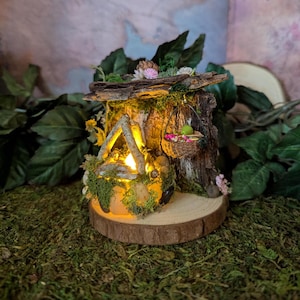 Miniature Fire for Fairy Garden House or Dollhouse, Mini Fairy Garden Firepit, Miniature Campfire for Dollhouse or Diorama