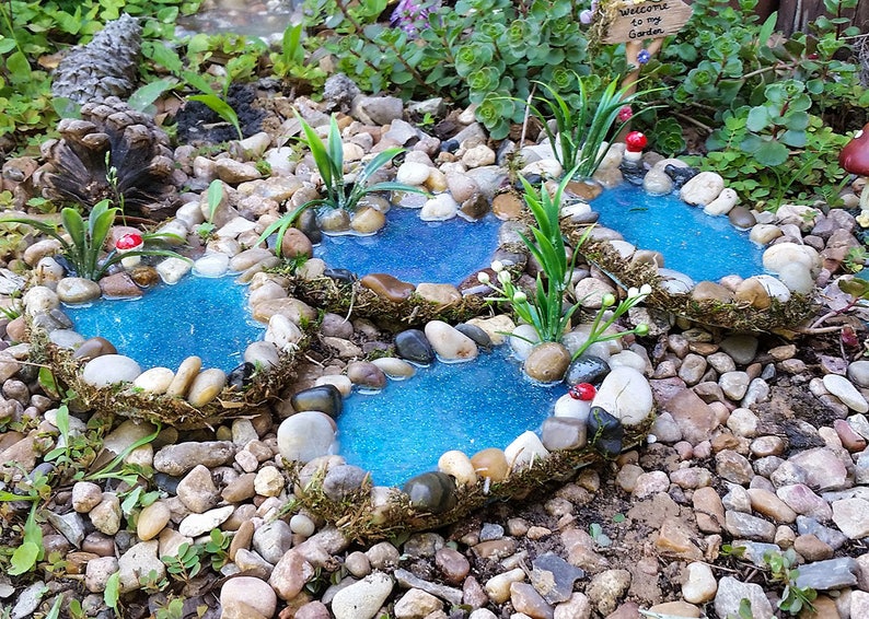 Fairy Garden Pond, Miniature Pond, Fairy Garden Accessory, Miniature Garden Pond,Fairy Garden Bog, Miniature Garden Accessory, Fairy Garden 