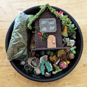 Fairy Garden Kit with Fairy House and lots of Fairy Garden Accessories for your own Fairy Garden
