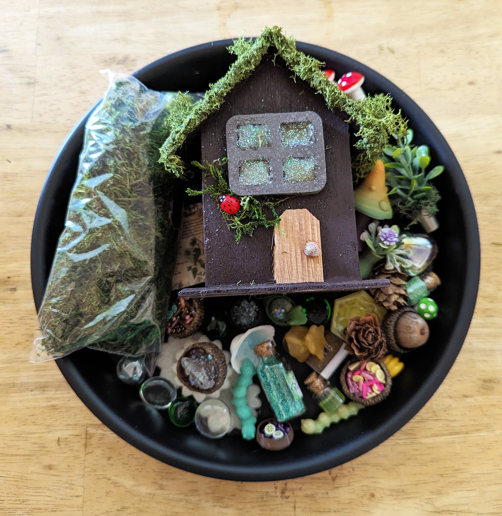Fairy Garden Kit with Fairy House and lots of Fairy Garden Accessories for your own Fairy Garden
