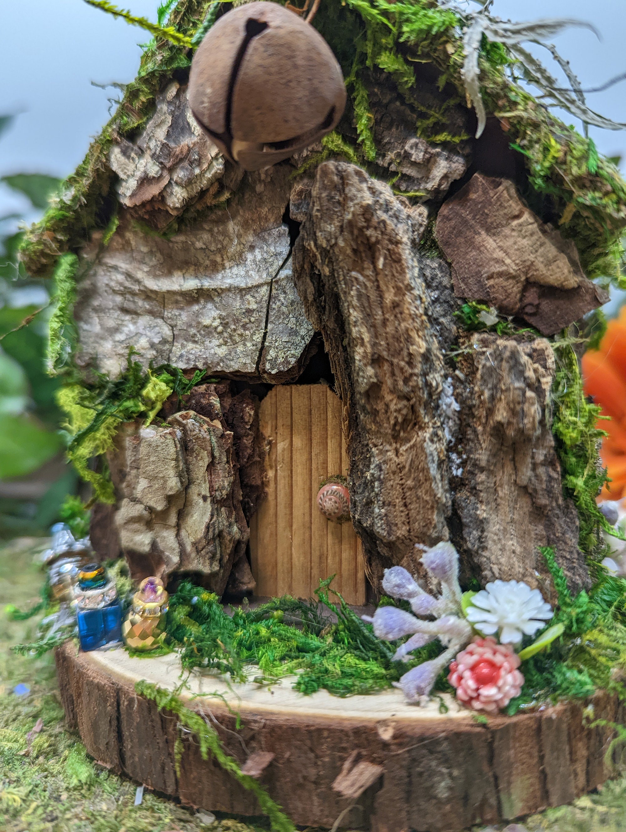 4 Miniaturhäuser Aus Harz – Für Feengärten & Deko, Zufällige Stile, Wetterfest