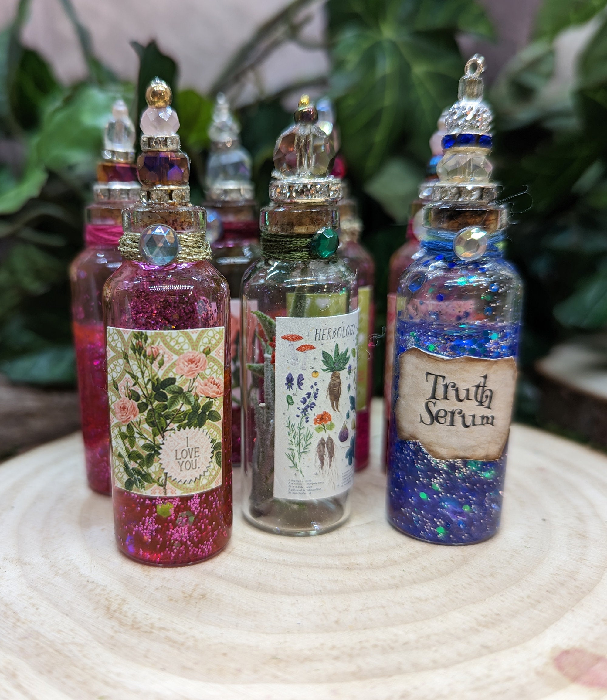 Miniature Fairy Potion Bottles: Magic Kit, Whimsical Decor - Etsy