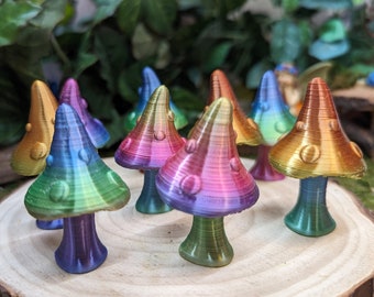 3 Fairy Garden Mushrooms, 3 Fairy Garden Accessories, Miniature Fairy Mushrooms, Fairy Garden Accessory, Miniature Garden Accessory