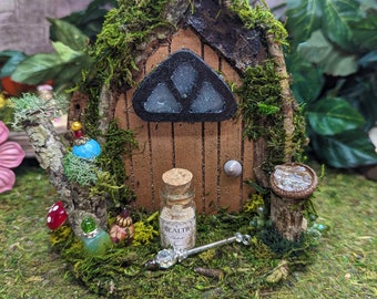 Fairy Door, Gnome Door, Fairy Garden Accessory, Fairy Garden Kit, Terrarium Kit, Wooden Fairy Door, Fairy Tree Door, Miniature Garden Door