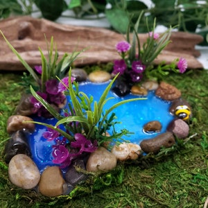 Fairy Garden Pond, Miniature Pond, Fairy Garden Accessory, Miniature Garden Pond, Fairy Garden Bog, Miniature Garden Accessory, Fairy Garden

Wee World Construction